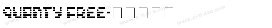 Quanty FREE字体转换